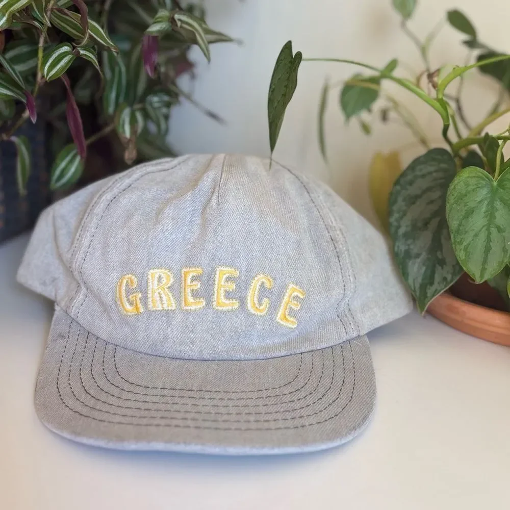 Vintage “Greece" Five Panel Hat - Picture 2 of 4
